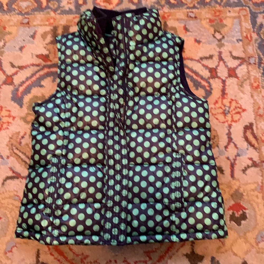 Gap medium(8) puffer best navy and green.